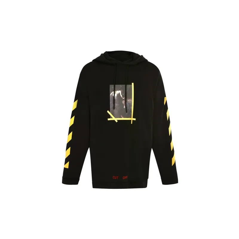 OFF WHITE FW19 Sweatshirts Men Black-1