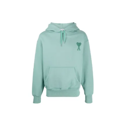 AMI Hoodie Green Unisex