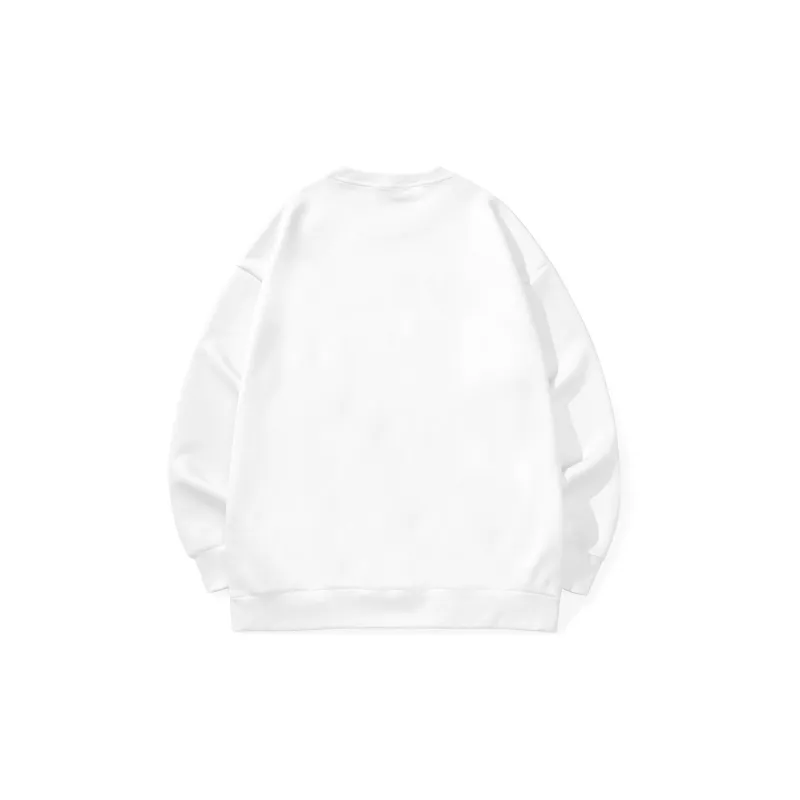 TVX Crew Neck Loose Fit Regular Sweatshirt Unisex White-1