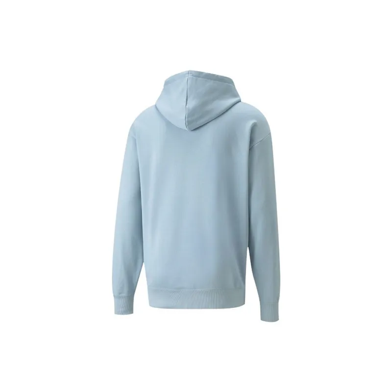 PUMA Club Graphic Sweatshirts Men Light Blue-1