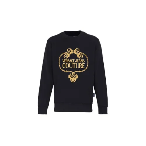 VERSACE JEANS COUTURE Sweatshirts Men Black