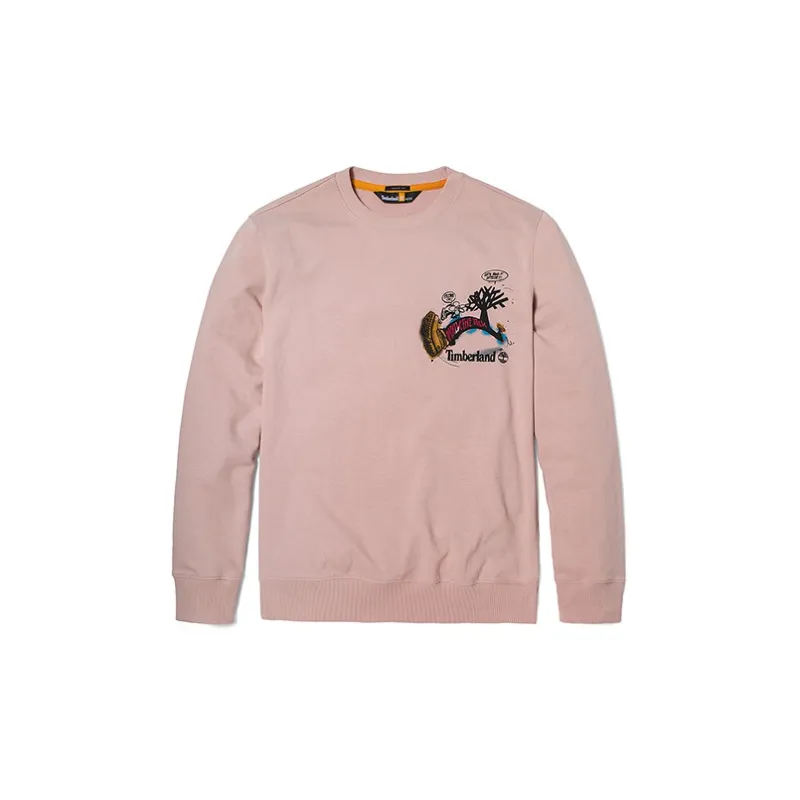 Timberland Sweatshirts Unisex Light Pink-1