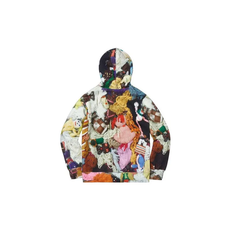 Supreme X Mike Kelley More Love Hours Than Can Ever Be Repaid Hooded Sweatshirt-1