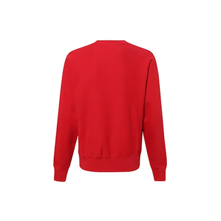 Champion Logo Fleece Sweatshirt Red-1