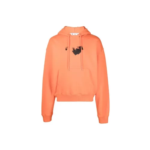 OFF-WHITE FW21 Sweatshirts Men Orange