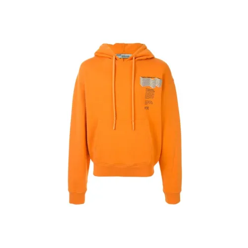 OFF-WHITE FW21 Sweatshirts Men Orange