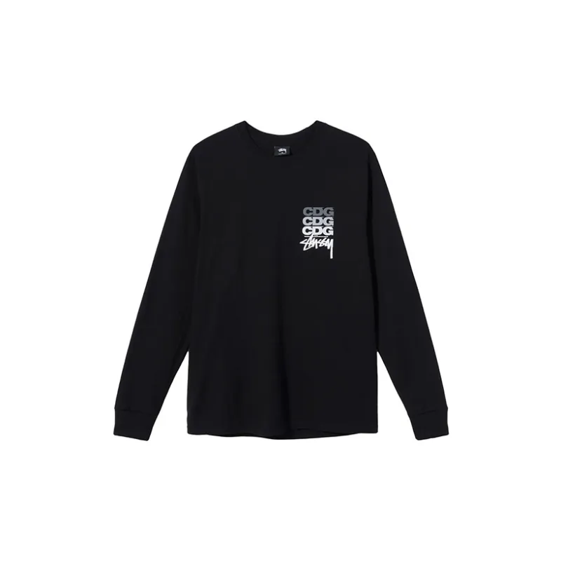 Stussy X Comme Des Garçons Dot Long Sleeve T Shirt-1