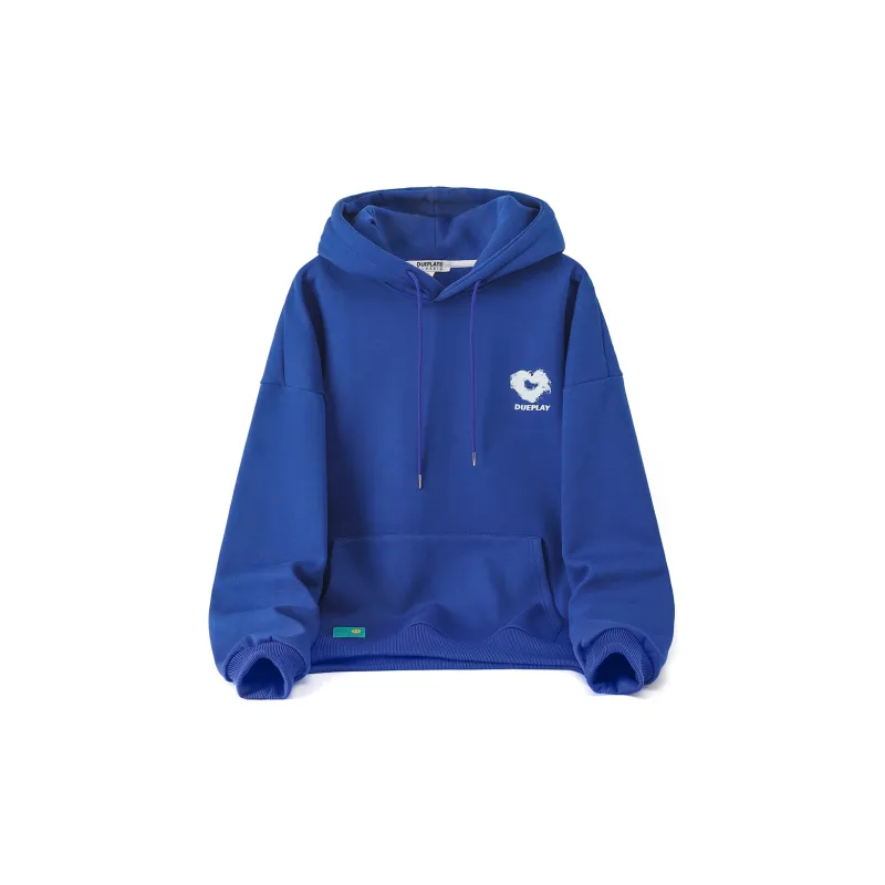 DUEPLAY Hooded Loose Fit Sweatshirt Spring Fall Unisex-1