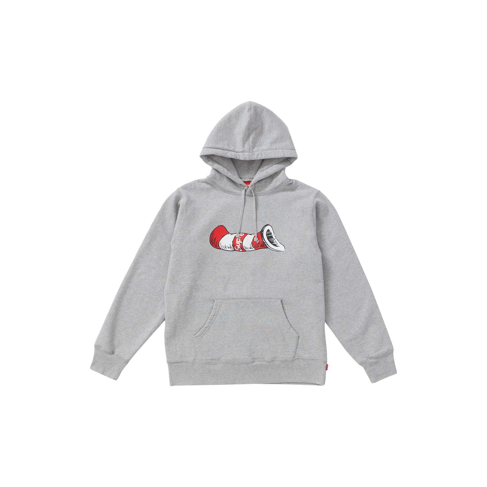 SUPREME CAT IN THE HAT HOODED パーカー グレー L｜トップス 