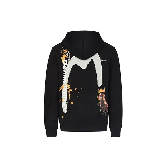 EVISU x Jean Michel Basquiat Sweatshirt Men's Black-1