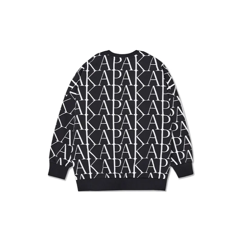 Kappa Sweatshirts Unisex Mineral Black-1