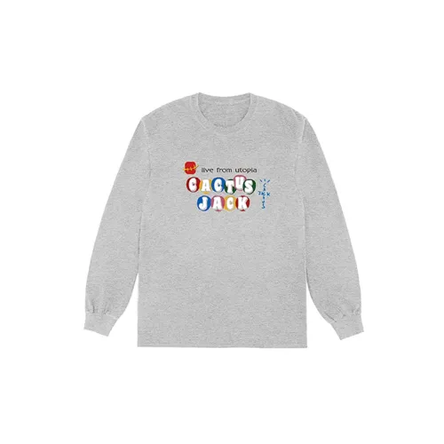 Travis Scott Sweatshirts Unisex Gray