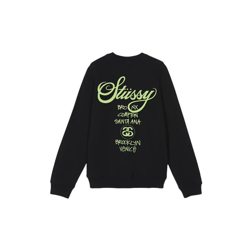 Stussy World Tour Crew 'Black/Purple'-1