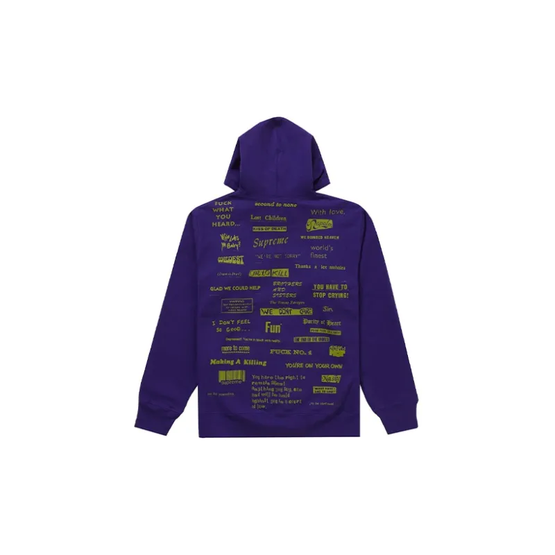 Supreme Stop Crying Hooded Sweatshirt-9