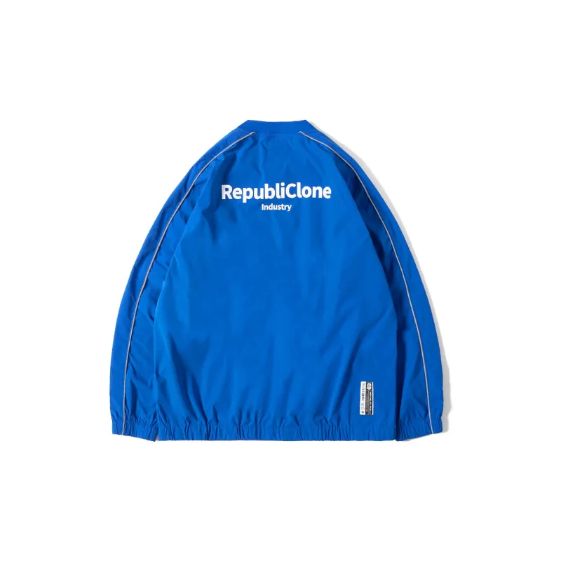 DAKYAM V-Neck Loose Fit Regular Sweatshirt Unisex-1