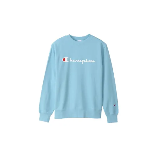 Champion Sweatshirts Unisex Sea Blue