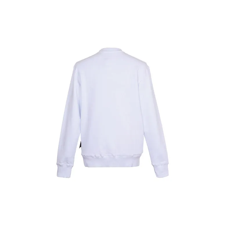 VERSACE JEANS COUTURE Crew Neck Sweatshirt Men's White-1