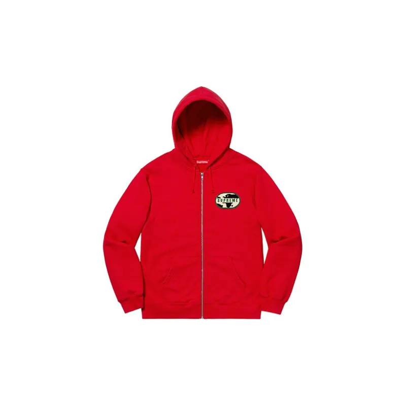 Supreme World Famous Zip Up Hooded Sweatshirt SS20-5