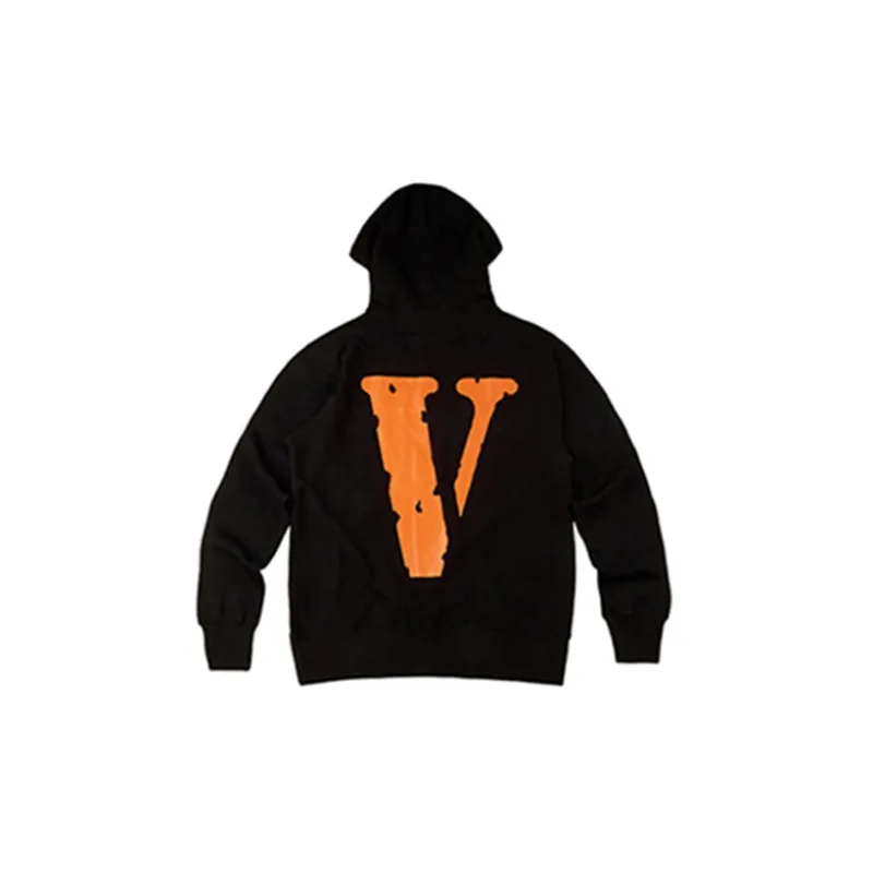 VLONE Big Logo Series Sweatshirt Unisex Black Orange-1