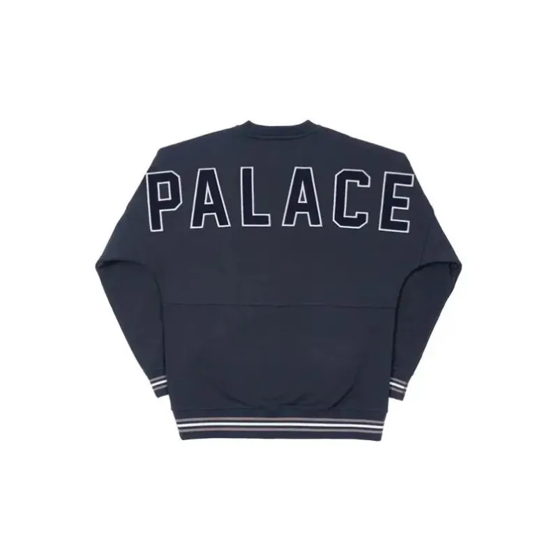 PALACE Sweatshirts Unisex Navy Blue-1
