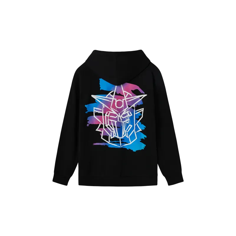 FANBIOU Hooded Loose Fit Sweatshirt Unisex Black-1