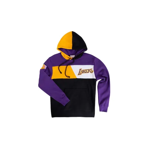 Mitchell & Ness Men’s Lakers NBA Hoodie Pullover sweatshirt Multicolor