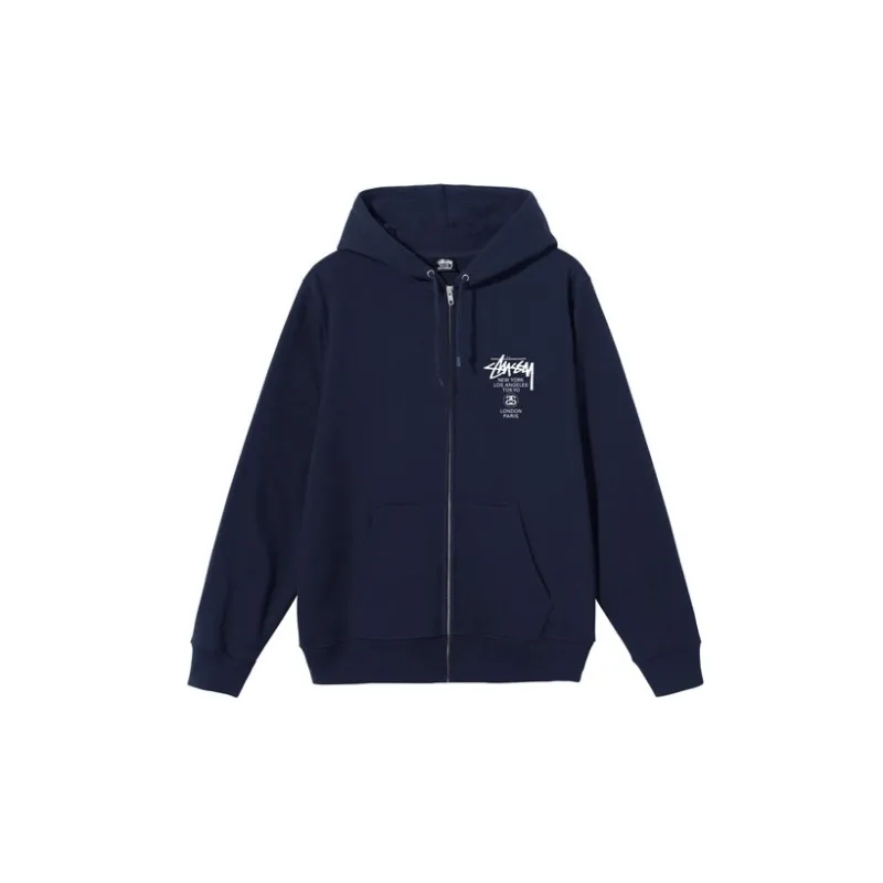 Stussy X Dover Street Market Zip Hoodie-7
