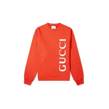 GUCCI Sweatshirts Men Brick Red