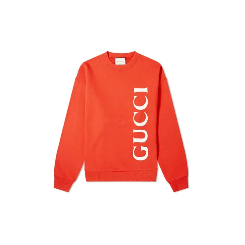 GUCCI Sweatshirts Men Brick Red-0