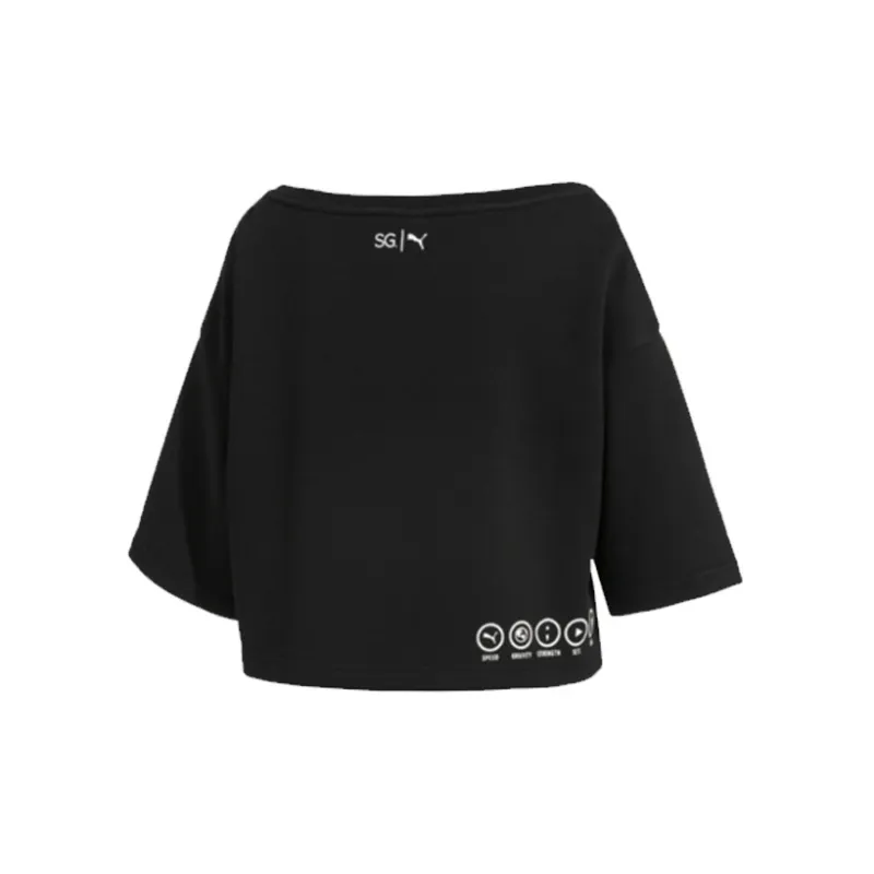 PUMA Sweatshirts Women's Black-1