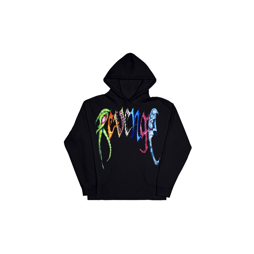 New Revenge Trippie deals Redd x Revenge Collab Black Hoodie size Small