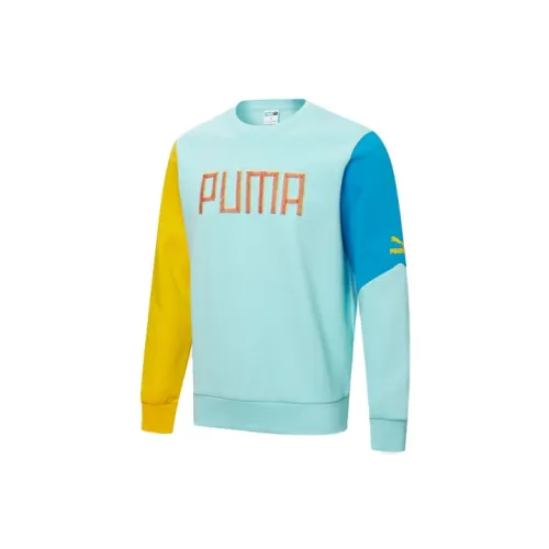 PUMA Sweatshirts Unisex Aruba Blue