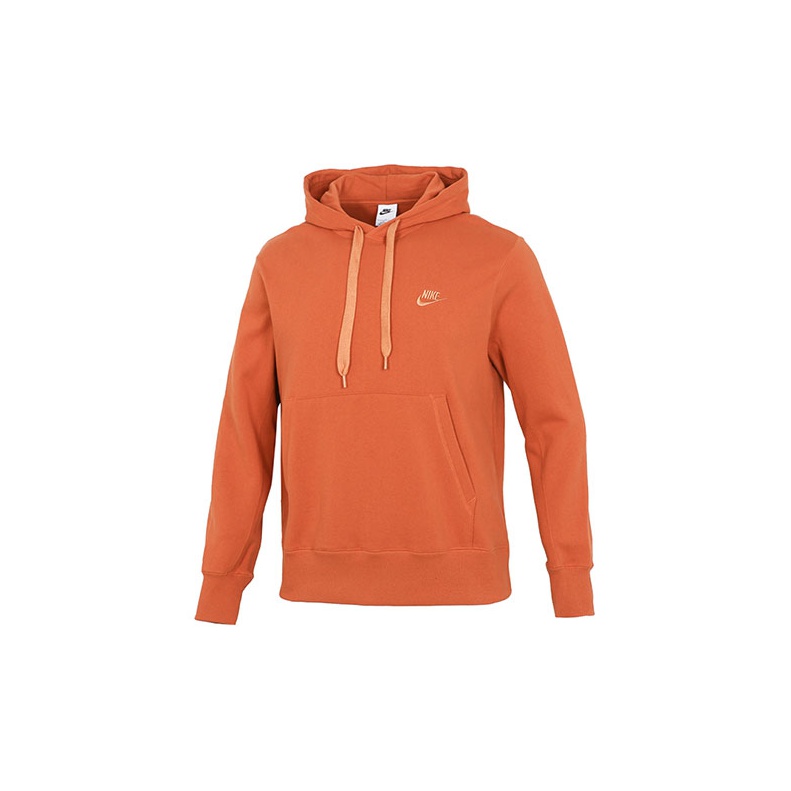 Nike Men's sale NWS Bright Ceramic Orange Pullover Hoodie DX6945-873 Size 2XL