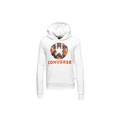 Converse In Bloom Sweatshirts Women's White