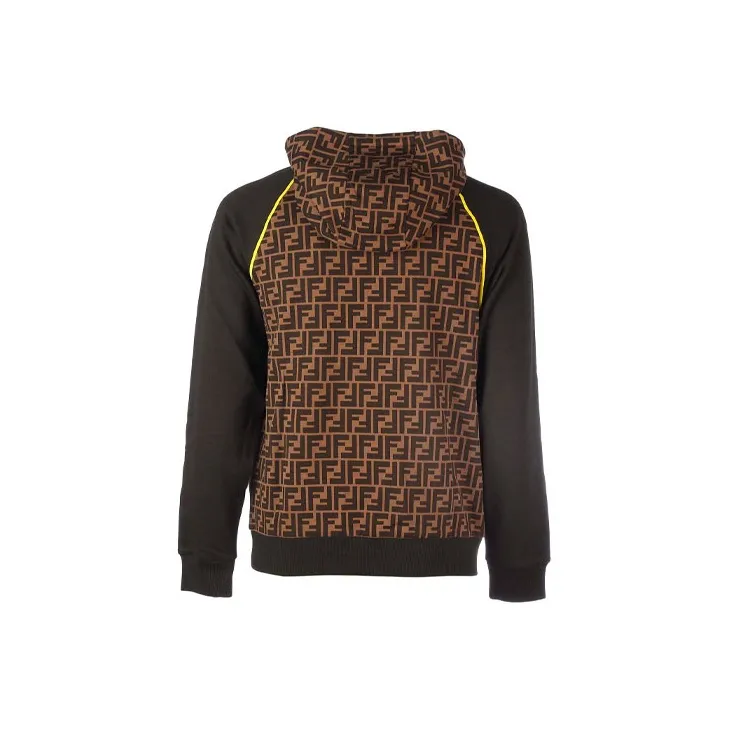 FENDI Sweatshirts Men Dark Coffee-1