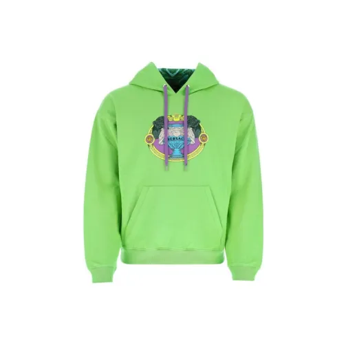 VERSACE Sweatshirts Men Neon Green