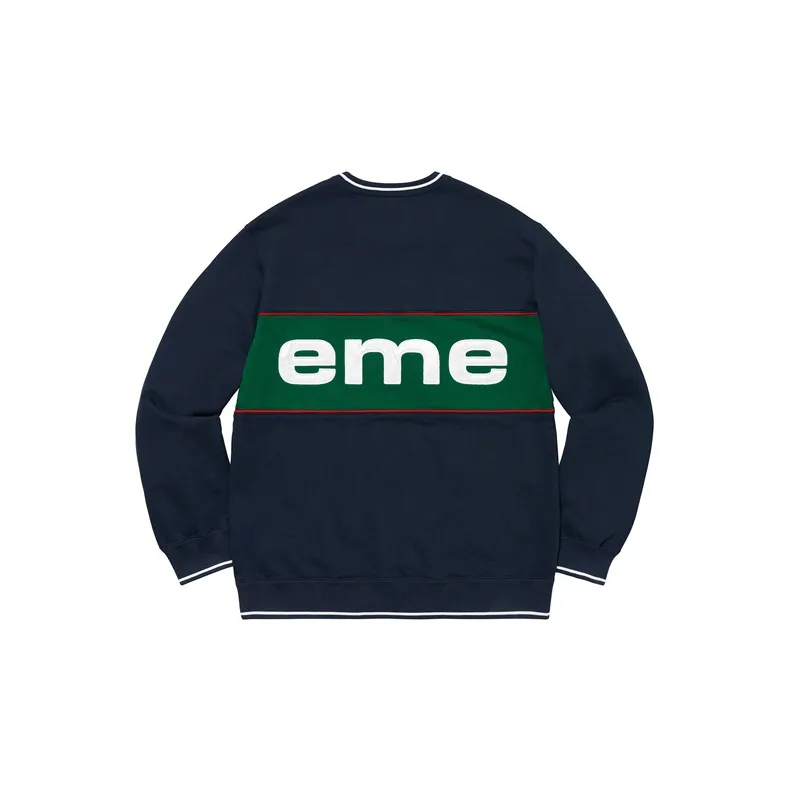 Supreme Piping Crewneck-1