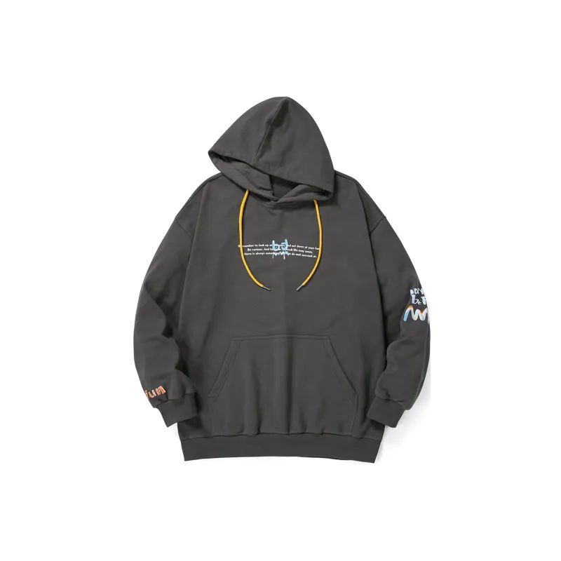 Bt Hooded Loose Fit Sweatshirt Unisex-1