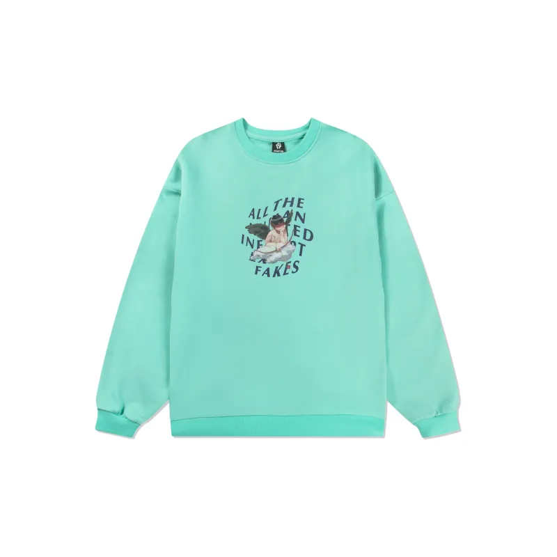 Athief KELE Crew Neck Loose Fit Sweatshirt Unisex-3