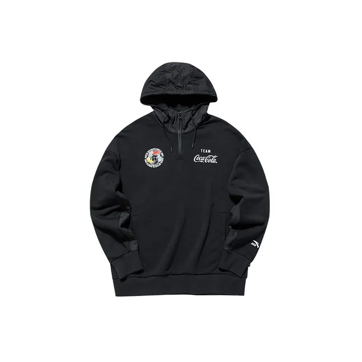 Coca cola X ANTA Life Collection Sweatshirts Men Black-1