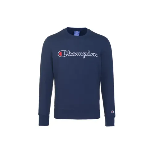 Champion Sweatshirts Men Navy Blue