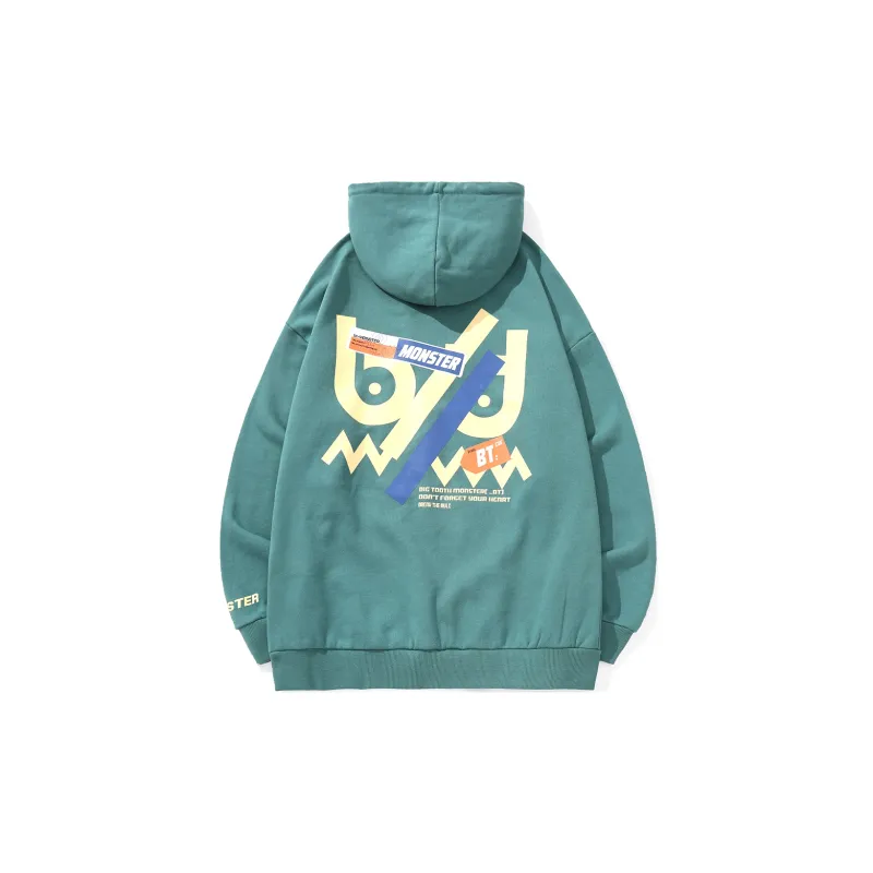 Bt Hooded Loose Fit Sweatshirt Unisex-1