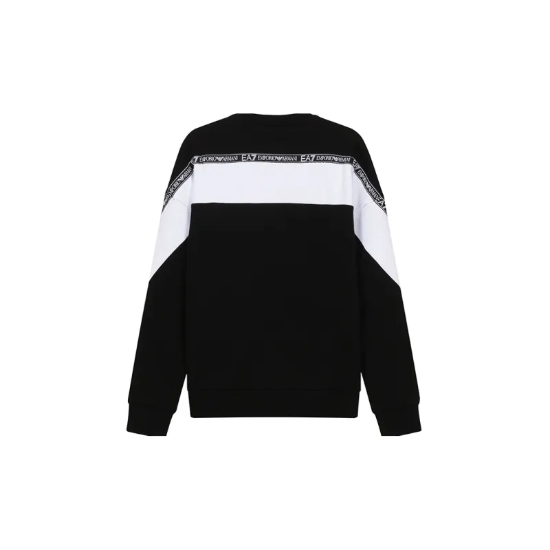 EMPORIO ARMANI EA7 Sweatshirt Men's Black White-1