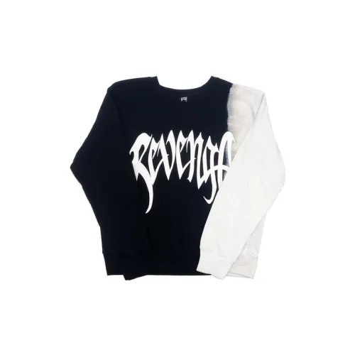 Revenge Sweatshirts Unisex Black/White