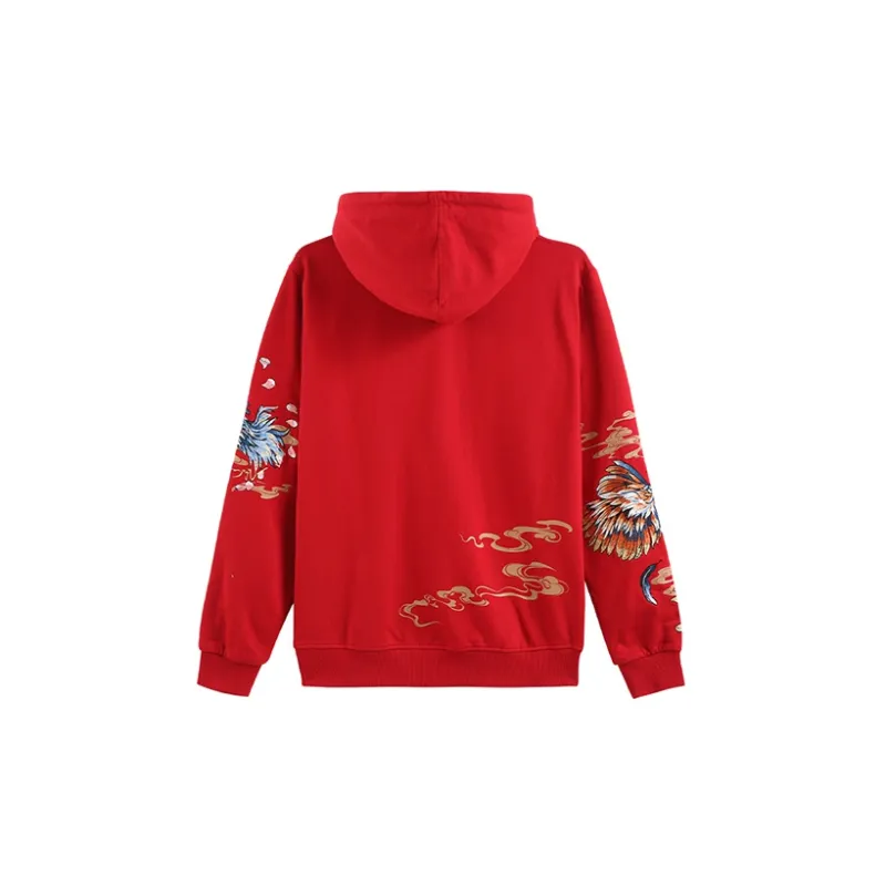 ONIARAI SS21 Hooded Regular Sweatshirt Men's Red-1