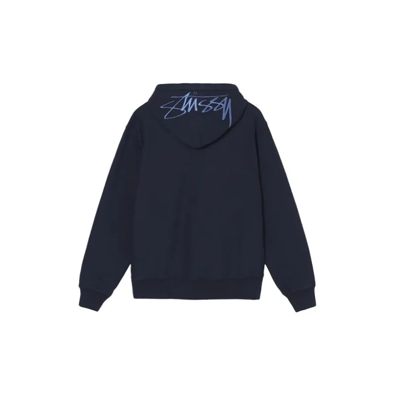Stussy Hood Embroidered Hoodie-11