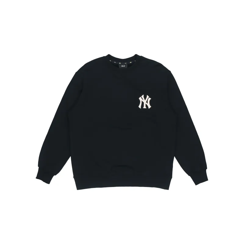 MLB Old Flower Sweatshirts Unisex Black-1