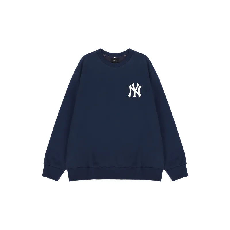 MLB New York Yankees Sweatshirts Unisex Dark Marine Blue-1