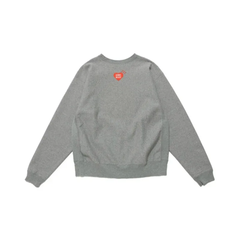 Kaws X HUMAN MADE HUMAN MADE X KAWS Co branded Series Sweatshirts Unisex Gray-1