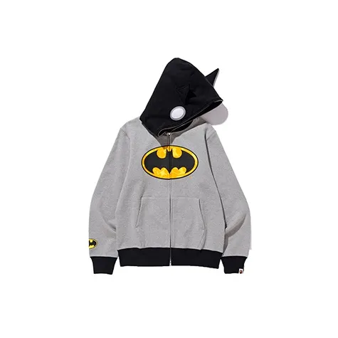 Bape X Dc Batman Full Zip Hoodie-1